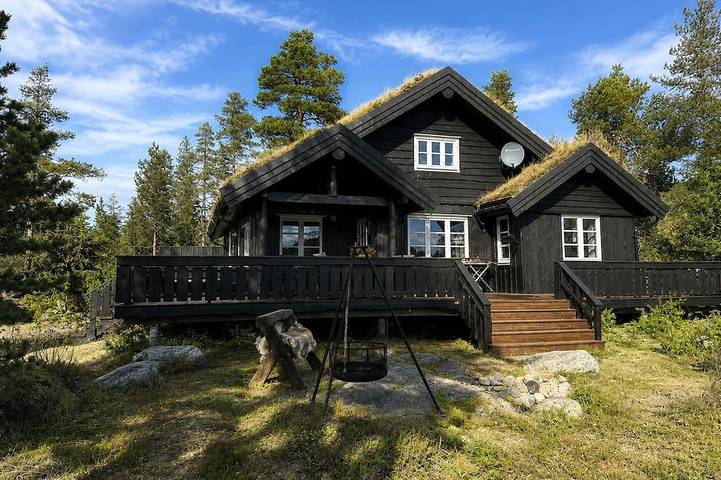 Blockhütte für 13 Personen, mit Garten und Sauna - 1