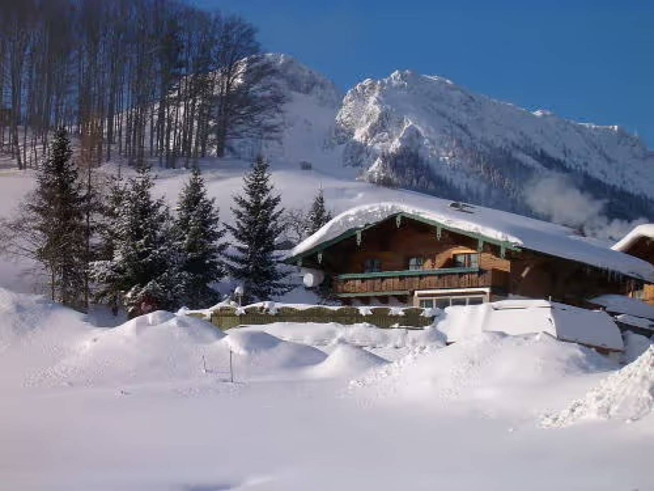 Entire apartment, Holiday Apartment 'Steinbacher' with Mountain View, Balcony and Wi-Fi in Inzell, Bavarian Alps