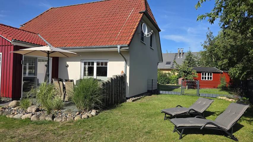 Ferienhaus für 6 Personen, mit Terrasse und Garten, mit Haustier in Fuhlendorf