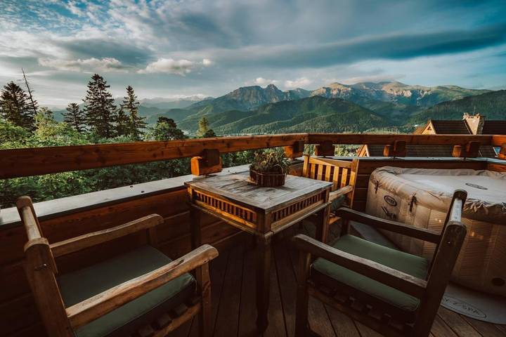 Willa dla 7 osób, z Balkon i Taras oraz Ogród i Widok w Kościelisko