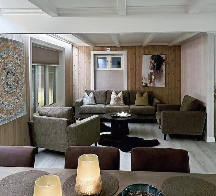 Ferienhaus für 6 Personen, mit Balkon und Terrasse sowie Garten und Ausblick in Halsa - 3