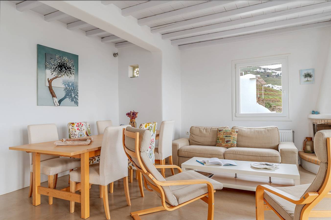 Holiday Home 'Modern New Tinos' with Sea View, Private Terrace and Wi-Fi in Tinos