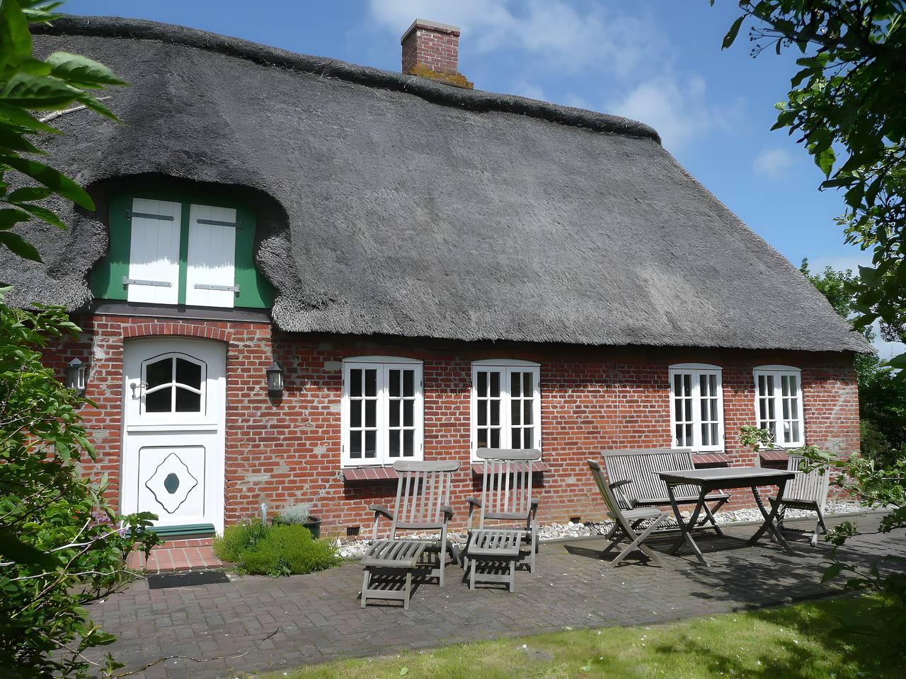Ferienhaus Friesenkate Krätschmer mit privater Terrasse und Wlan in Pellworm, Nordfriesland