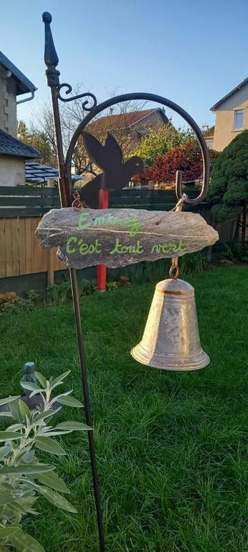 Gîte pour 5 personnes, avec jardin et vue, adapté aux familles dans Moyeuvre-Grande