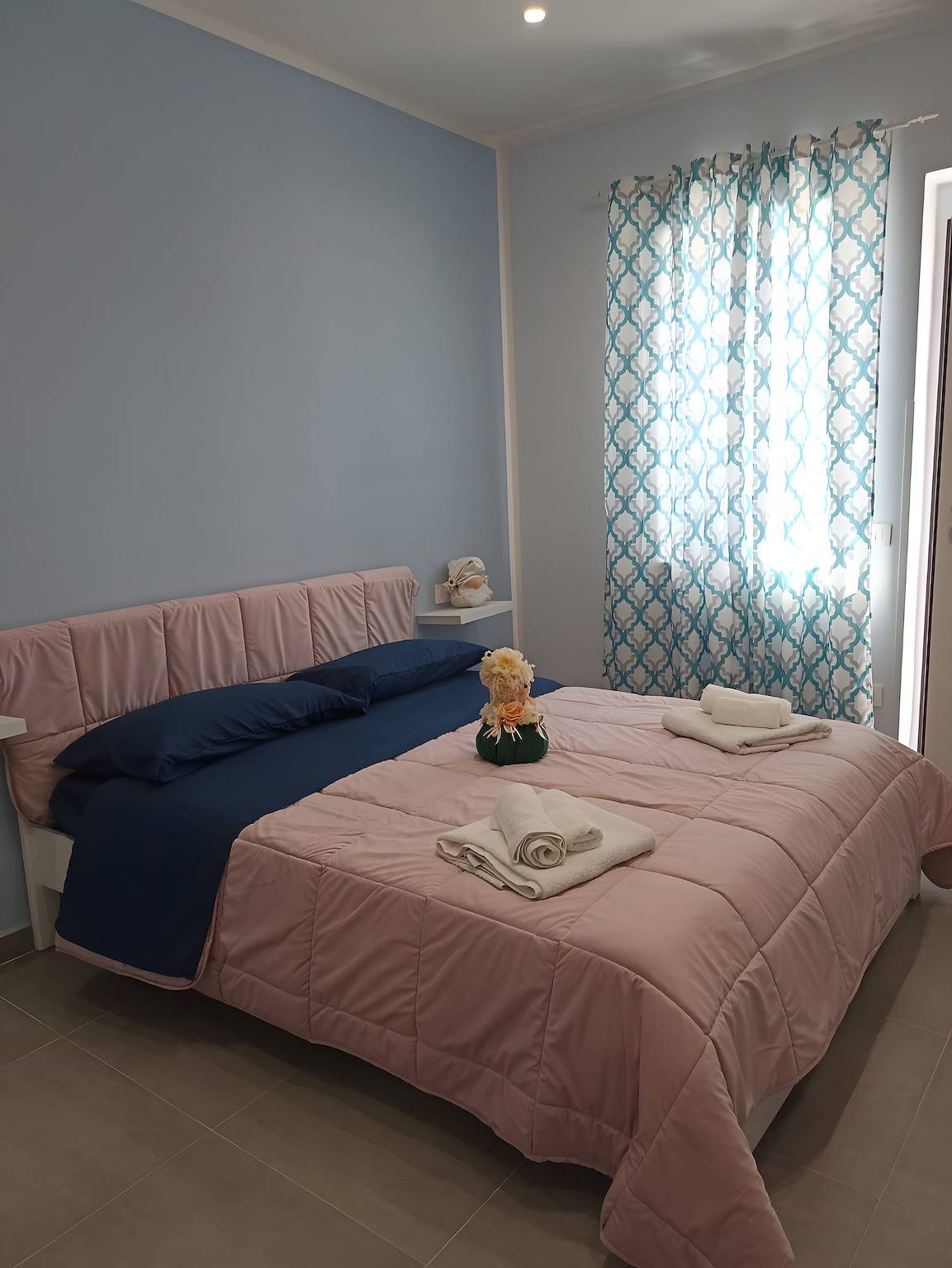 Room 'La Fiesta' with Sea View, Wi-Fi and Air Conditioning in Capaccio, Cilento