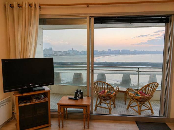 Gîte pour 4 personnes, avec vue et balcon dans Prieure Saint Nicolas Les Sables D Olonne