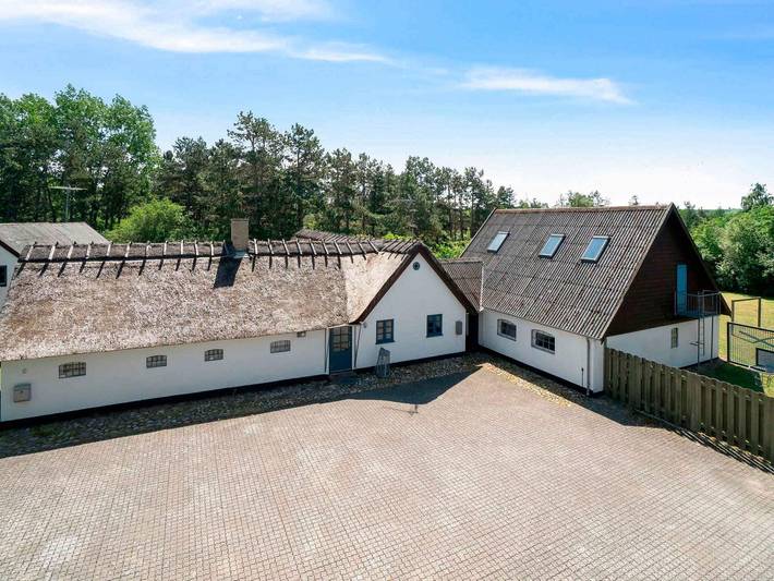 Ferieudlejning for 26 personer, med terrasse i Vig