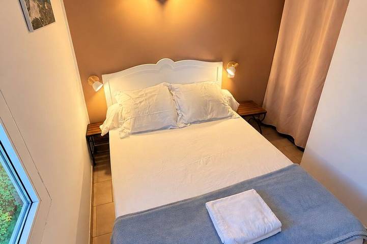 Ganze Wohnung, B1 Apartment mit Meer- und Bergblick, Residence Padovani Marina, Erdgeschoss in Calcatoggio, Golfe de Sagone