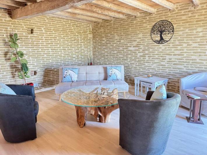 Appartement de vacances pour 4 personnes, avec vue et jardin, animaux acceptés