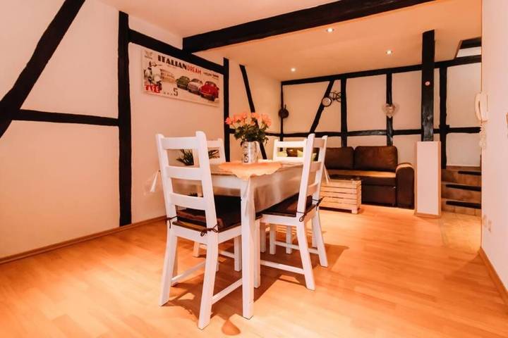 Ferienwohnung für 4 Personen, mit Balkon und Terrasse in Erbach im Odenwald