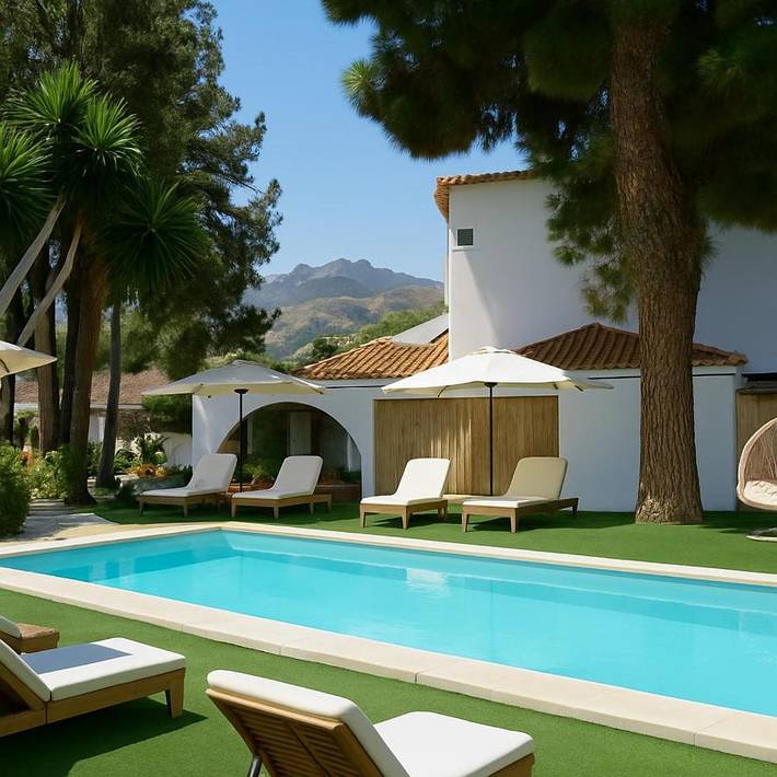 Hotel para 2 personas, con Terraza además de Jardín y Piscina en Santa Brígida