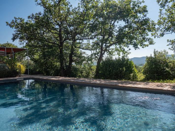 Villa 'Face Au Mont Bouquet' con Piscina Privata, Wi-Fi e Aria Condizionata in Servas (Alès), Alès e dintorni