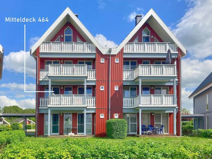 Ferienpark für 3 Personen, mit Balkon und Sauna in Rechlin