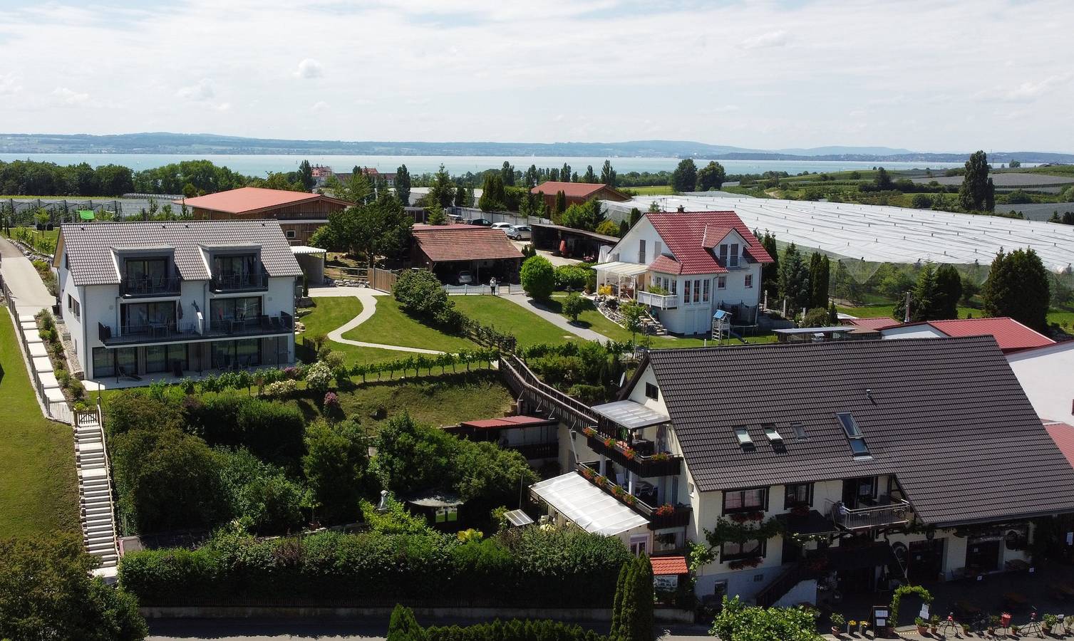 Ganze Ferienwohnung, Reblandhof Siebenhaller - Appartement Müller Thurgau, 35 qm mit 1 Schlafzimmer, max. 3 Personen in Kippenhausen, Immenstaad am Bodensee