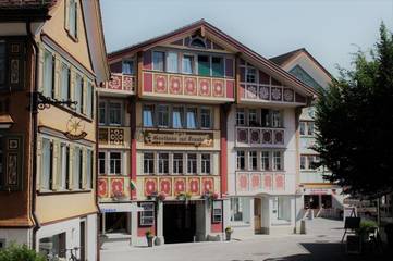 Hôtel pour 8 personnes, avec jardin ainsi que terrasse et vue à Appenzell