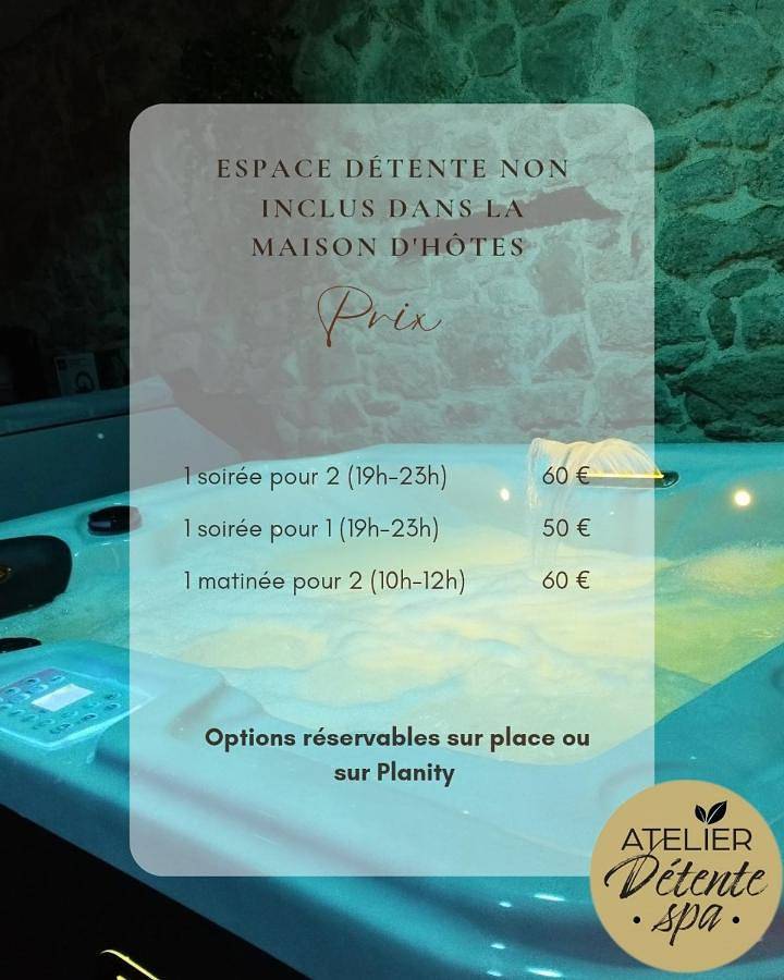 L'atelier Détente et Spa in Caudrot, Région de Langon