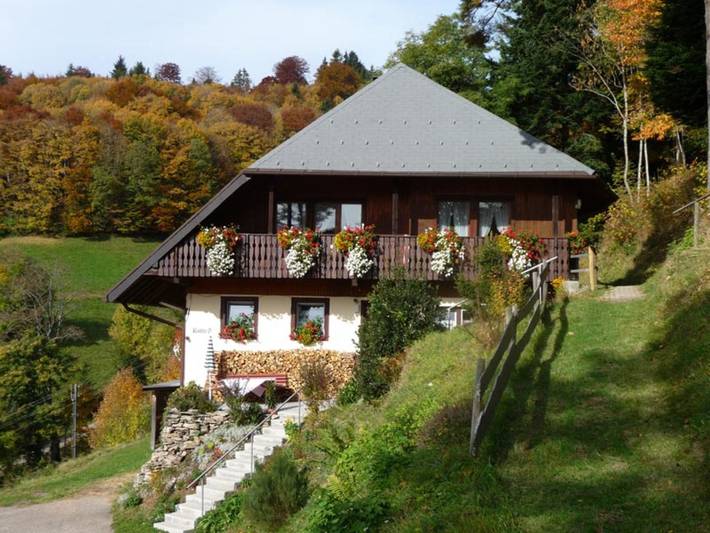 Ferienwohnung für 4 Personen, mit Ausblick und Balkon sowie Garten, mit Haustier in Wieden