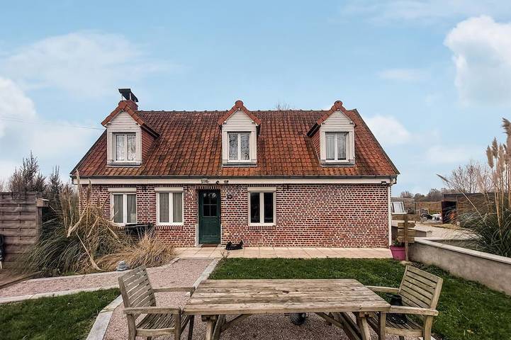 Location de vacances pour 10 personnes, avec jardin, animaux acceptés à Clairmarais