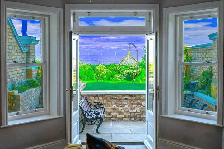 Holiday rental for 6 people, with garden and terrace as well as view in Herne Bay
