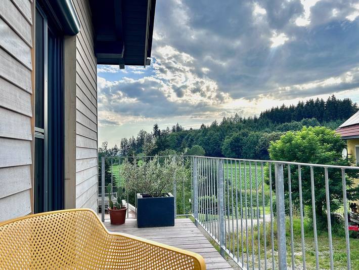 Ganze Wohnung, Ferienwohnung Schottenhof Walser 4 - Alleinlage im Grünen mit Panoramablick in Achberg, Region Bodensee-Oberschwaben