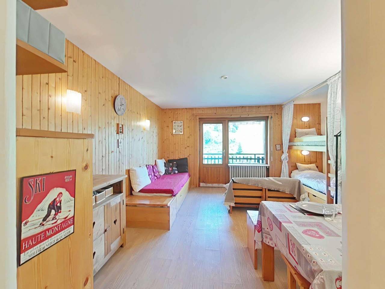 Entire studio, Résidence le Planay - Studio 4 people (1B) in Le Grand-Bornand, Annecy region