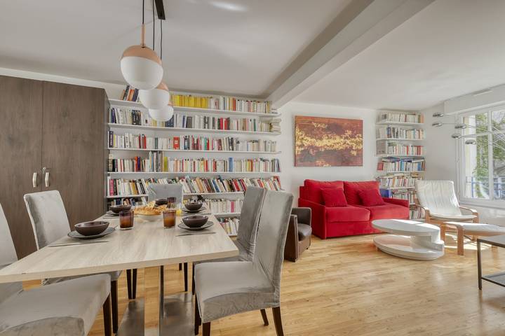 Appartement de vacances pour 5 personnes, avec Jardin