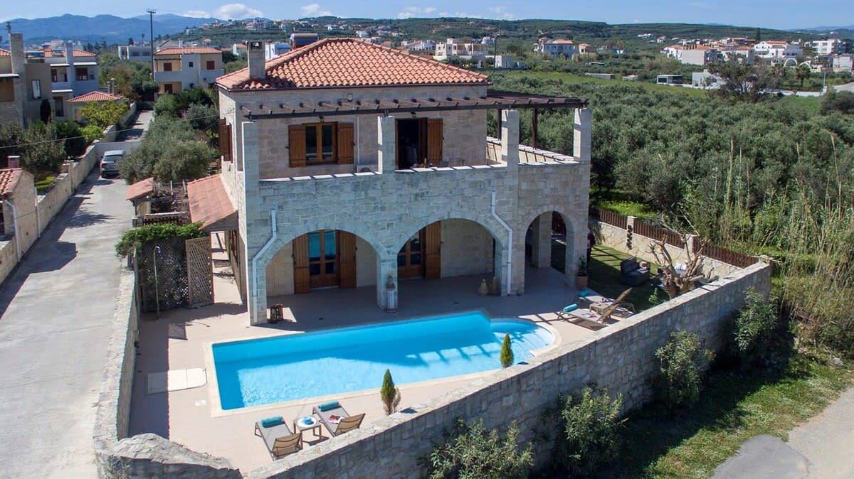 Villa für 7 Personen mit Garten in Tavronitis, Chania und Umgebung