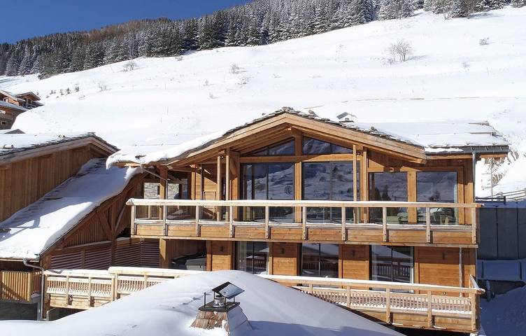 Chalet für 14 Personen, mit Sauna und Terrasse, mit Haustier
