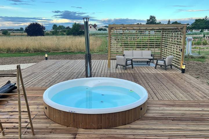 Lodge pour 12 personnes, avec jacuzzi et jardin - 1