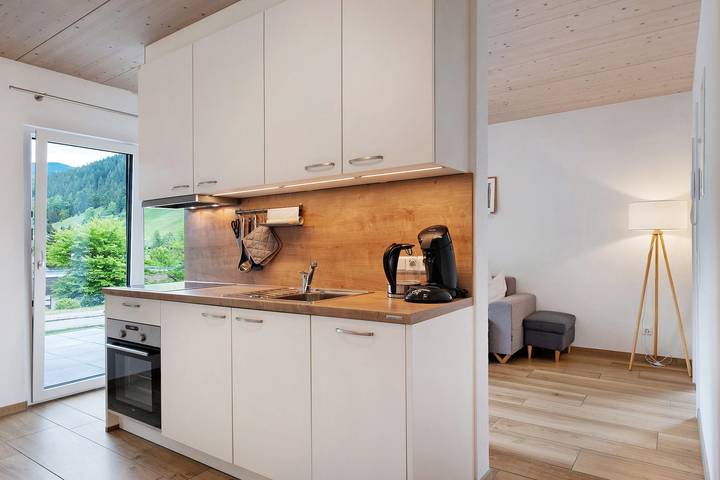 Appartement entier, Appartement "Wanderlust" avec vue sur les montagnes, terrasse privée et Wi-Fi in Todtnau, Forêt-Noire du Sud