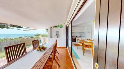Villa pour 7 personnes, avec balcon et vue à Villasimius