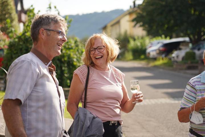 Ferienwohnung für 2 Personen, mit Terrasse und Garten sowie Ausblick