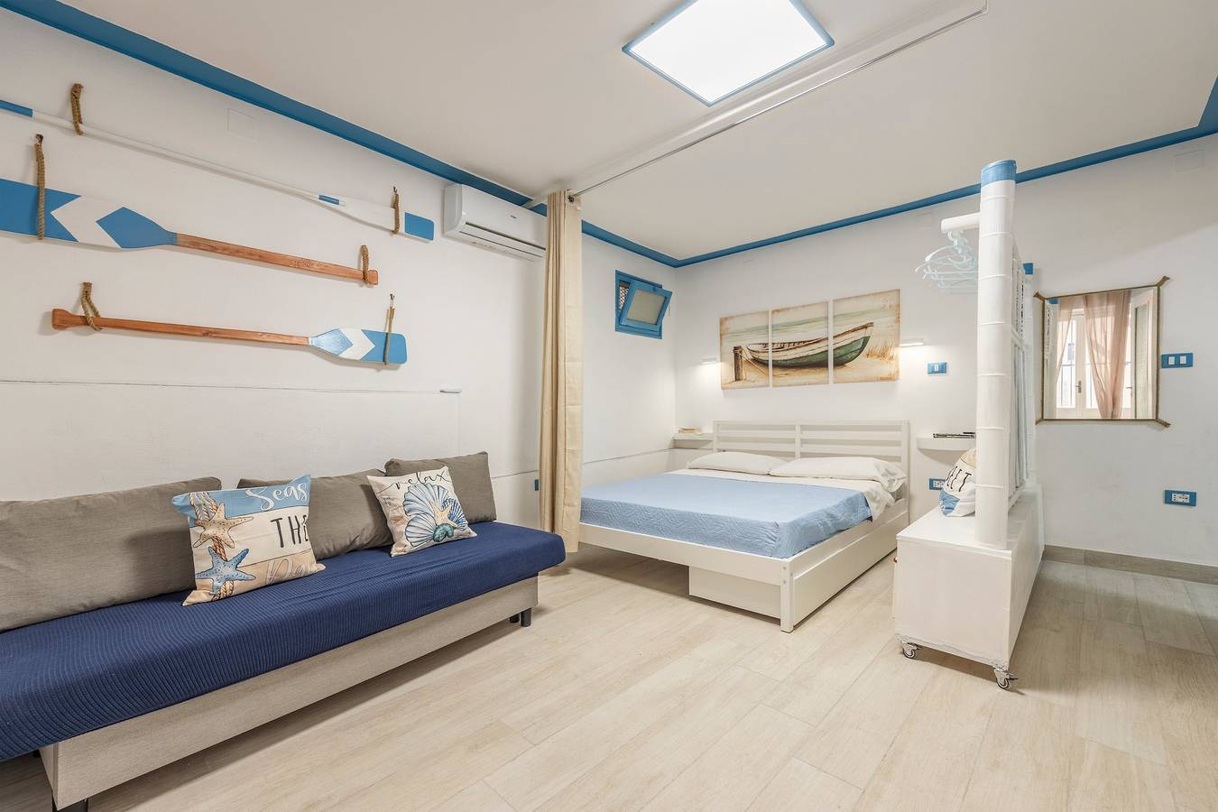 Ferienhaus 'La Casa del Pescatore' mit Meerblick, Wlan und Klimaanlage in Spiaggia dell'Arenella, Palermo