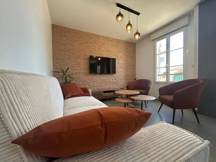 Maison de vacances pour 6 personnes, avec vue et jardin