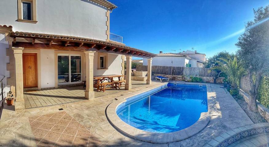 Finca mit hund für 8 Personen, mit Balkon und Terrasse sowie Garten und Pool in Portocolom - 3