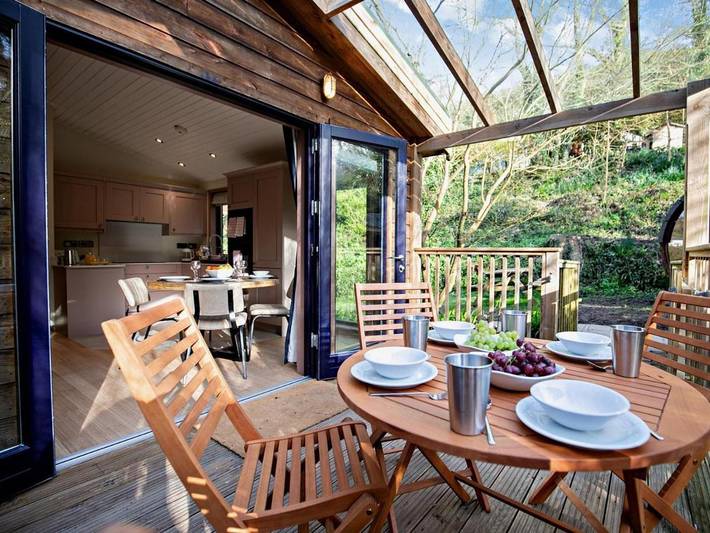 Cottage for 4 people, with Hot tub and Sauna in Porthtowan