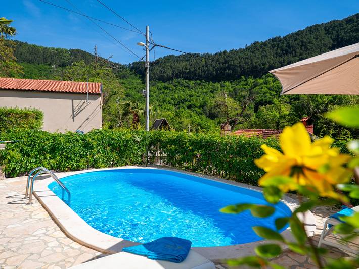 Ferienhaus für 6 Personen, mit Ausblick und Garten sowie Balkon in Lovran - 3