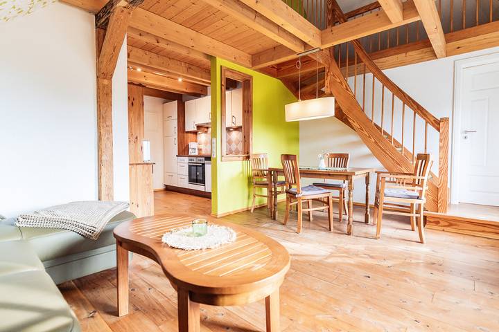 Ferienwohnung für 4 Personen, mit Garten und Balkon, mit Haustier in Avendorf