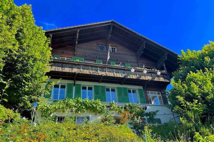 Ferienwohnung für 4 Personen, mit Garten und Balkon in Oberhofen am Thunersee