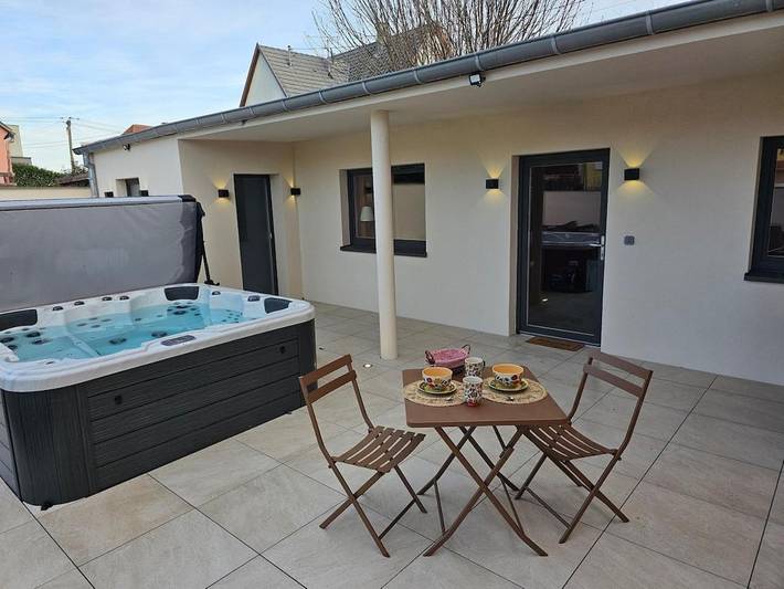 Appartement de vacances pour 2 personnes, avec terrasse et jacuzzi