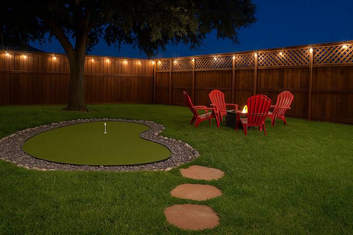 Vacation rental for 10 people, with terrace and yard in Carrollton
