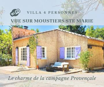 Villa pour 6 personnes, avec vue et jardin, animaux acceptés dans les Gorges du Verdon
