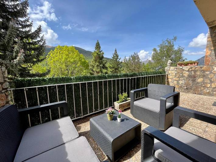 Apartamento para 3 personas, con Terraza y Vistas en Benasque