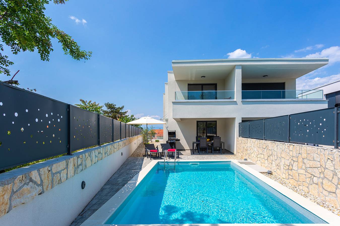 Villa Larus mit privatem Pool in Milcetici, Krk