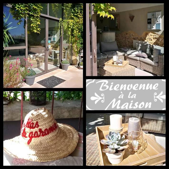 Chambre d’hôte pour 2 personnes, avec piscine ainsi que jardin et vue à Althen-des-Paluds - 2