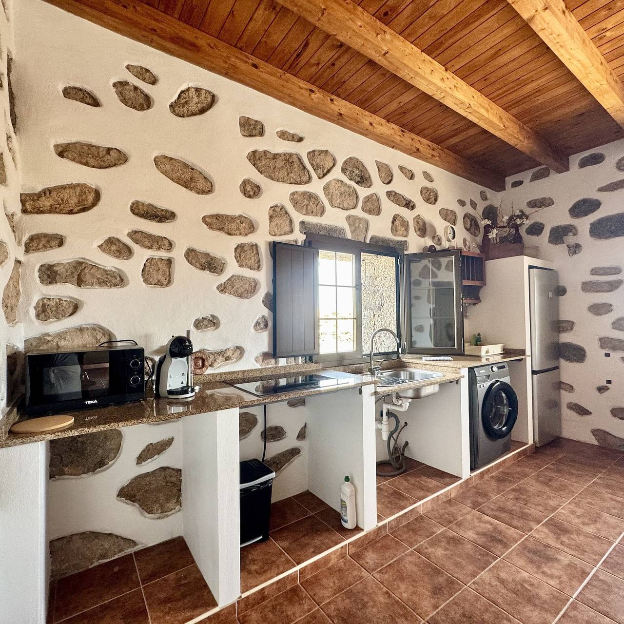 Casa Clarita: Haus mit Bergblick, privater Terrasse und Wlan in Tindaya, La Oliva