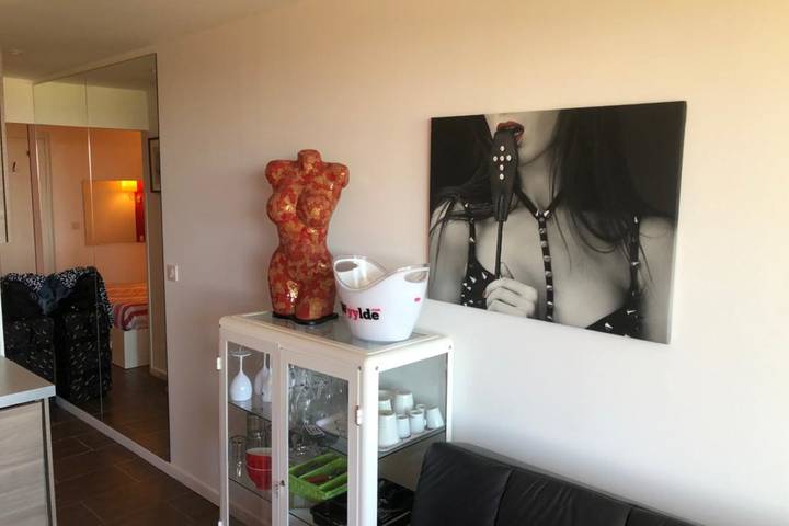 Gîte pour 2 personnes, avec terrasse dans Cap d'Agde naturiste