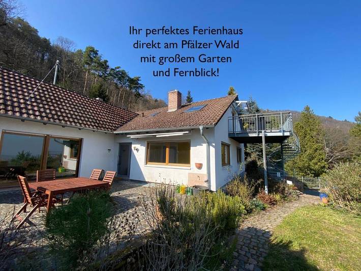 Ferienwohnung für 8 Personen, mit Garten und Ausblick