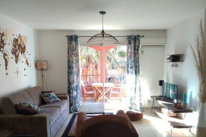Appartement entier, Charmant T2 de 44m2 piscines/tennis/mer in Canet-en-Roussillon, Côte d'Améthyste