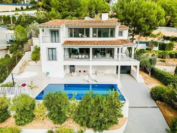 Ferienhaus für 10 Personen, mit Garten und Pool sowie Meerblick in Palma
